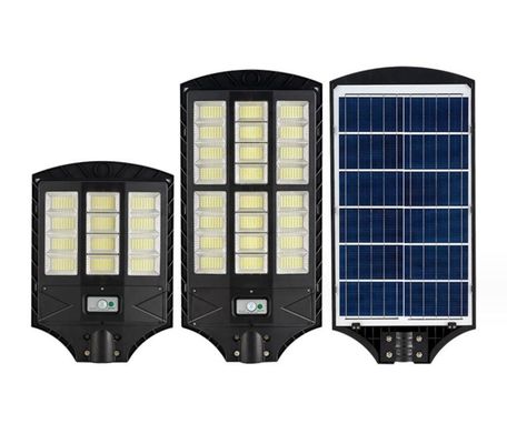 100 وات چراغ خیابانی در فضای باز، LED نور سنسور حرکت خورشیدی IP65 مقاوم در آب